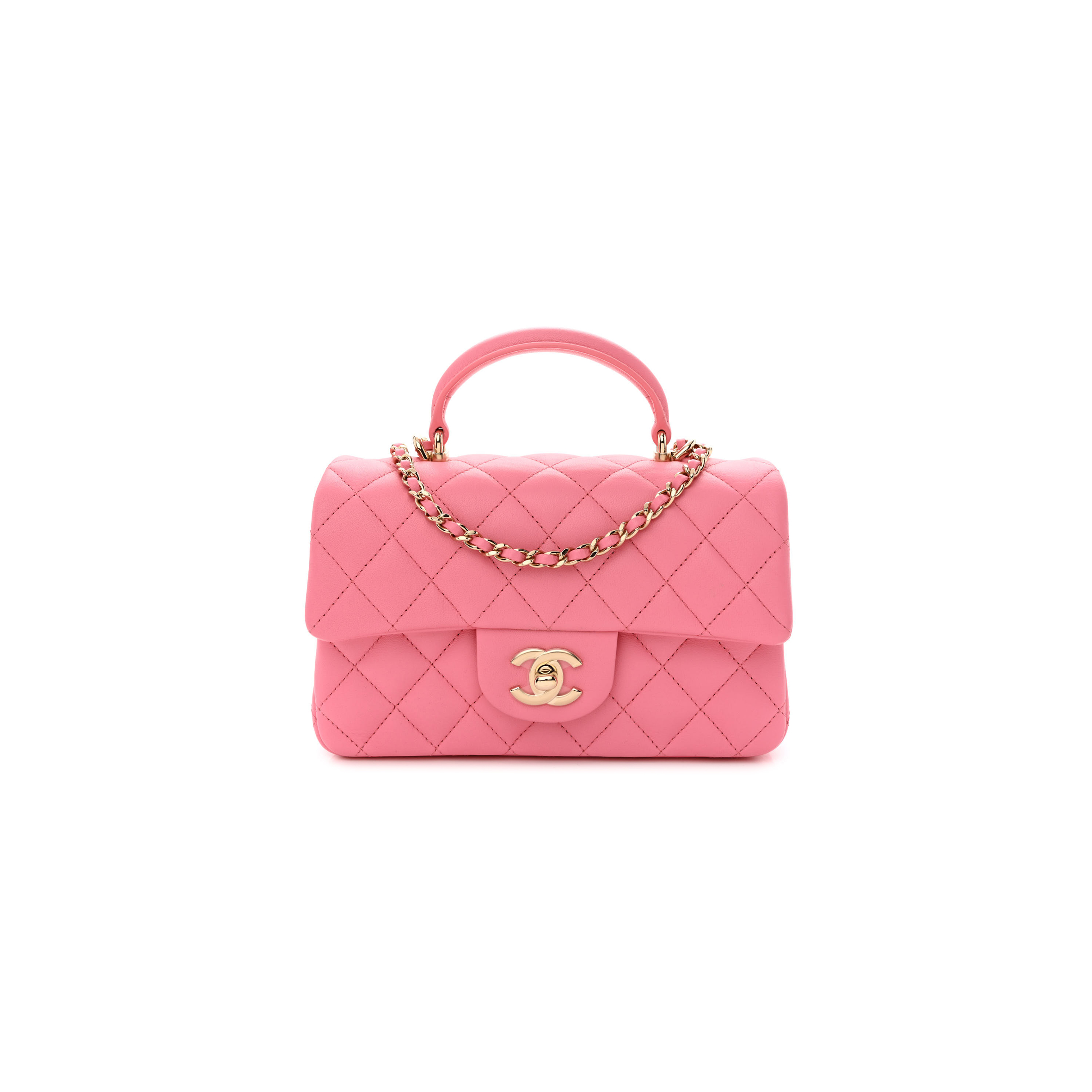 CHANEL MINI TOP HANDLE FLAP 1287460 (20*13*6cm)